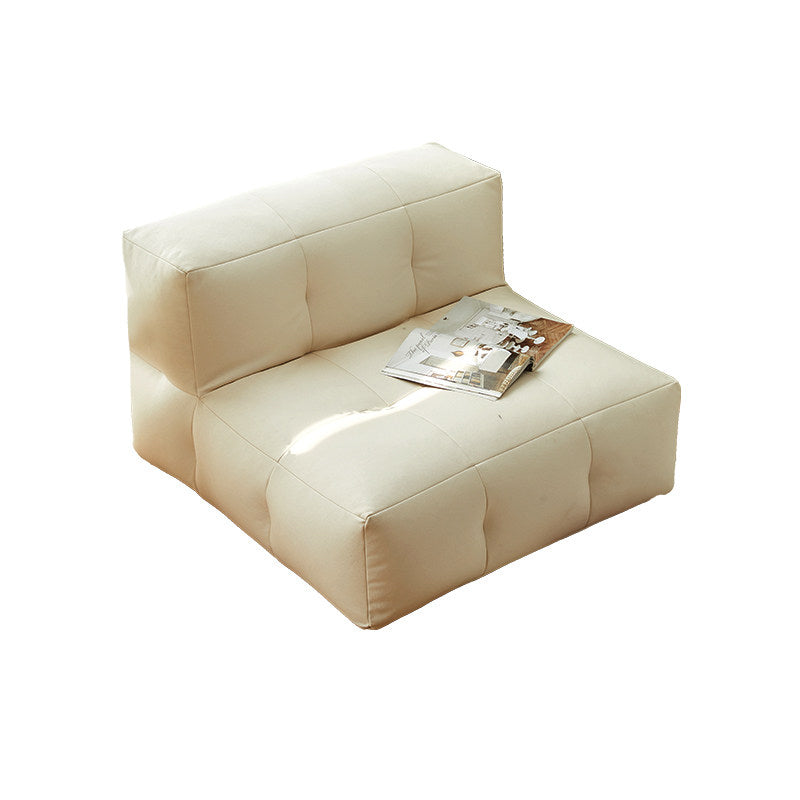 Sofá Reclinable Cuadrado Moderno Minimalista Impermeable EPP con Superficie de Tela Sintética de Fácil Limpieza – Perfecto para Sala de Estar y Dormitorio