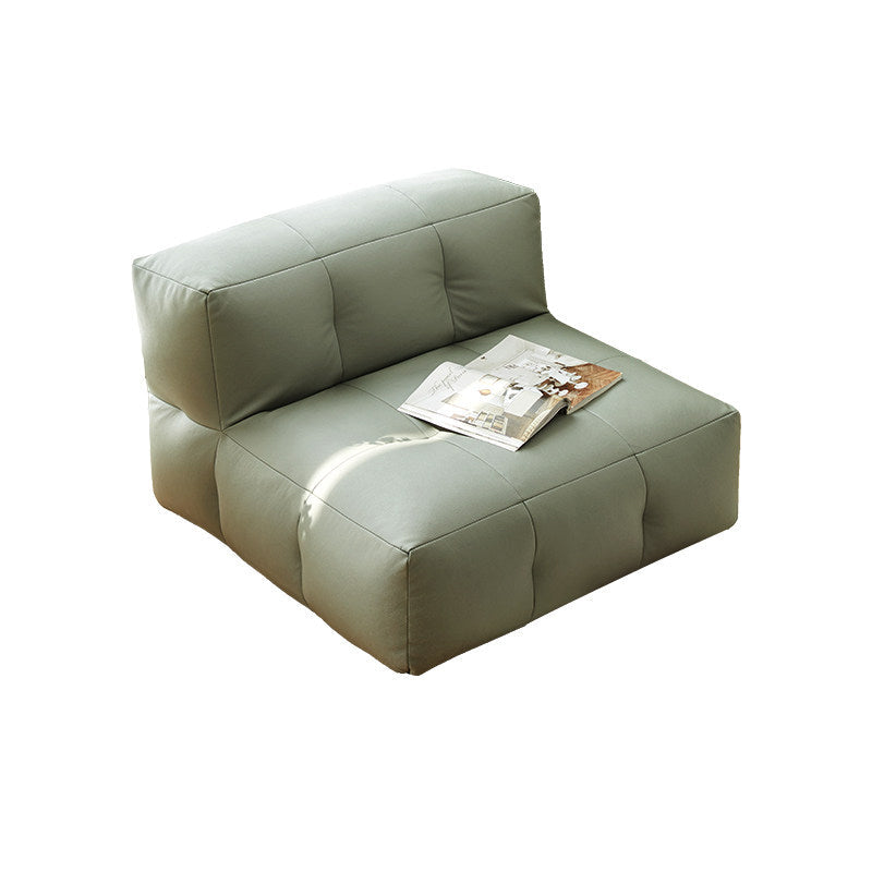 Sofá Reclinable Cuadrado Moderno Minimalista Impermeable EPP con Superficie de Tela Sintética de Fácil Limpieza – Perfecto para Sala de Estar y Dormitorio