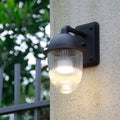 Lámpara de Pared Exterior Moderna Minimalista Impermeable de Aluminio con Forma de Tuerca y 1 Luz para Jardines