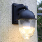 Lámpara de Pared Exterior Moderna Minimalista Impermeable de Aluminio con Forma de Tuerca y 1 Luz para Jardines