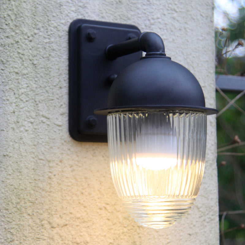 Lámpara de Pared Exterior Moderna Minimalista Impermeable de Aluminio con Forma de Tuerca y 1 Luz para Jardines