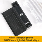 Contemporary Creative Solar Waterproof Semi-circular ABS Plastic LED Outdoor Wall Sconce Lamp Landscape Light For Garden