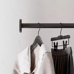 Modern Minimalist Carbon Steel Linear Freestanding Hall Tree For Living Room & Bedroom