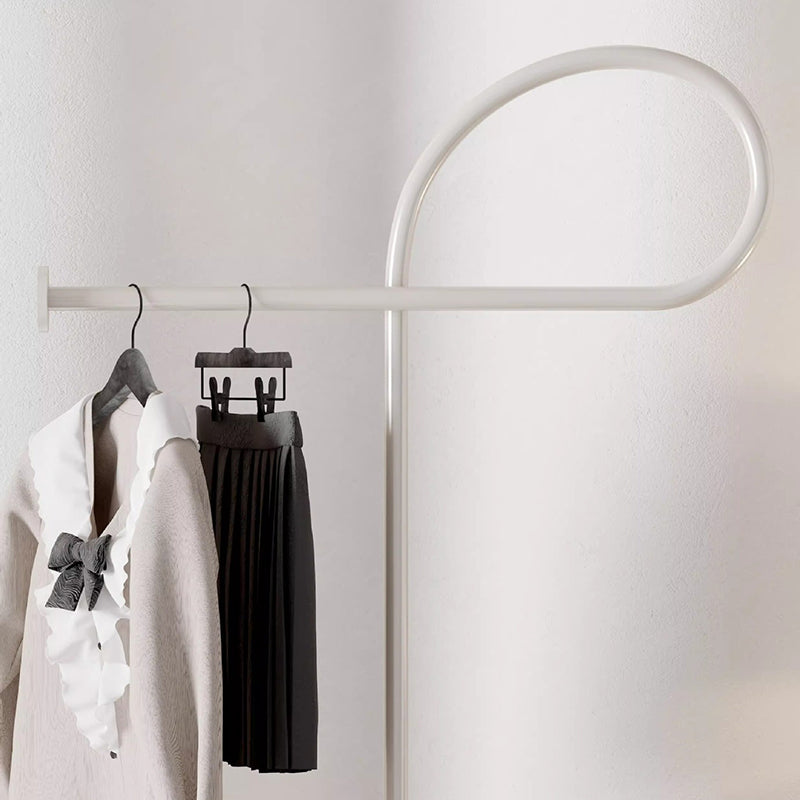 Modern Minimalist Carbon Steel Linear Freestanding Hall Tree For Living Room & Bedroom