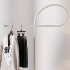 Modern Minimalist Carbon Steel Linear Freestanding Hall Tree For Living Room & Bedroom