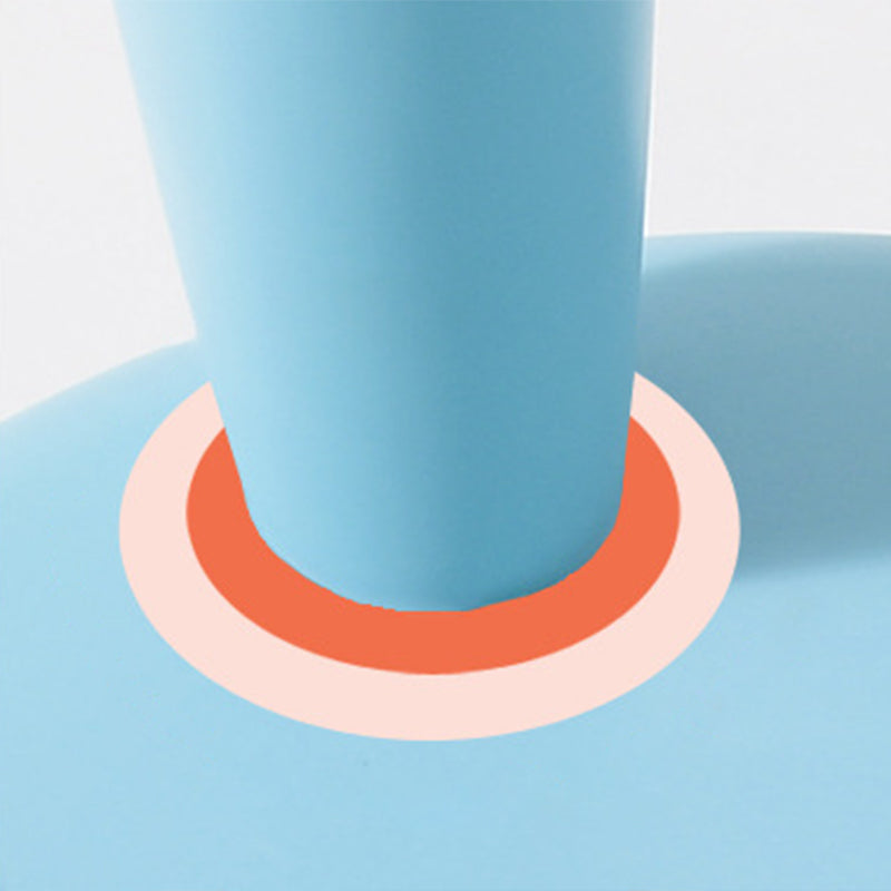 Modern Minimalist Cylindrical Kids' PP Low Stool - Backless & Armless for Living Room
