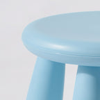 Modern Minimalist Cylindrical Kids' PP Low Stool - Backless & Armless for Living Room