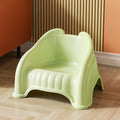 Modern Minimalist Curved Bear Design PP Kids Stool – Stackable, Low, Armless, for Living Room