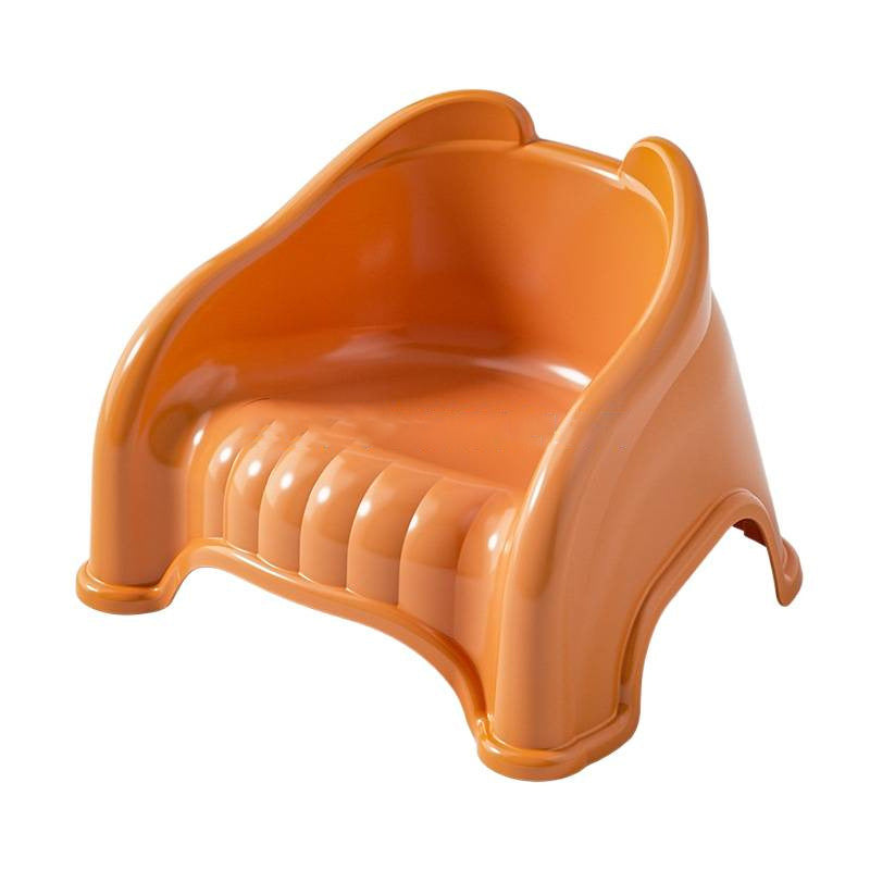 Modern Minimalist Curved Bear Design PP Kids Stool – Stackable, Low, Armless, for Living Room