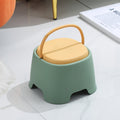 Contemporary Cylindrical PP Kids Stool – Portable, Low, Backless & Armless for Living Room
