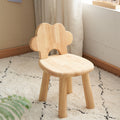 Contemporary Cloud-Shaped Kids Stool — Cylindrical Rubberwood Frame with Multi-Layer Plywood, Low-Profile Seating for Living Room