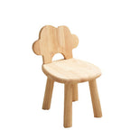Contemporary Cloud-Shaped Kids Stool — Cylindrical Rubberwood Frame with Multi-Layer Plywood, Low-Profile Seating for Living Room