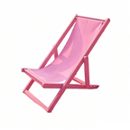 Sillón Plegable Rectangular Moderno para Playa de Tela Oxford con Estructura de Madera Maciza y Respaldo Reclinable para Uso Exterior