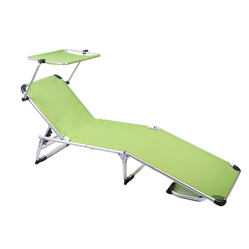 Sillón Rectangular Moderno Minimalista para Playa con Tela Oxford y Estructura de Tubo de Aluminio - Reclinable Plegable con Respaldo para Exteriores