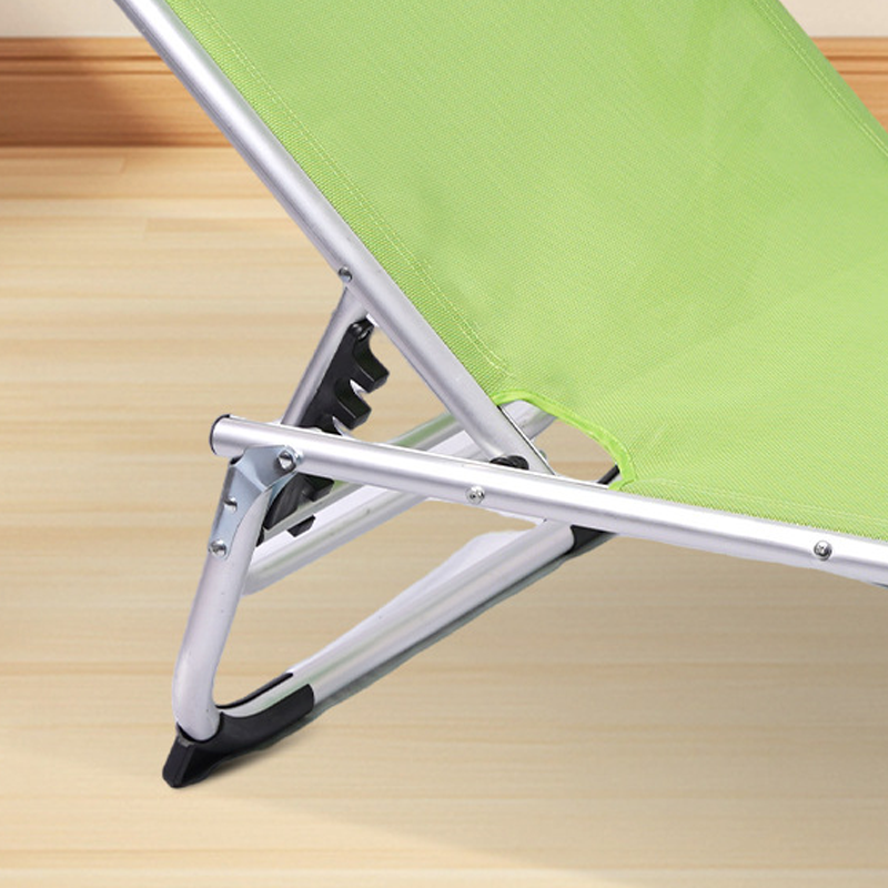 Sillón Rectangular Moderno Minimalista para Playa con Tela Oxford y Estructura de Tubo de Aluminio - Reclinable Plegable con Respaldo para Exteriores