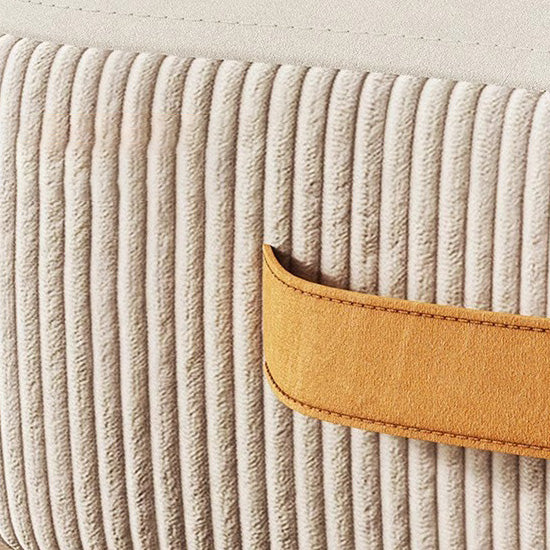 Taburete bajo moderno y minimalista, elegante, de tela y madera maciza, diseño con forma de jabón para sala de estar