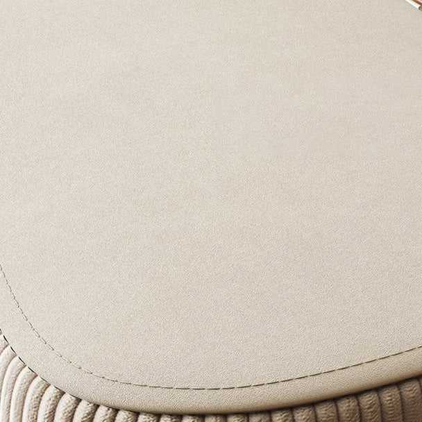 Taburete bajo moderno y minimalista, elegante, de tela y madera maciza, diseño con forma de jabón para sala de estar