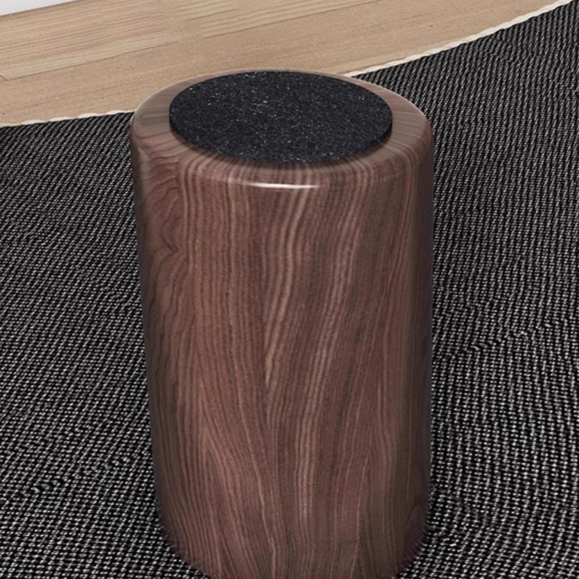 Taburete bajo moderno y minimalista, elegante, de tela y madera maciza, diseño con forma de jabón para sala de estar