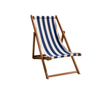 Modern Minimalist Merbau Wood Folding Lounge Chair with Oxford Fabric Cotton-Linen Blend, Rectangular Recliner, 3-Position Adjustable Backrest for Outdoor Garden