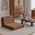 Traditional Japanese Tatami Rectangular Bamboo Sponge Lounge Chair Backrest For Living Room