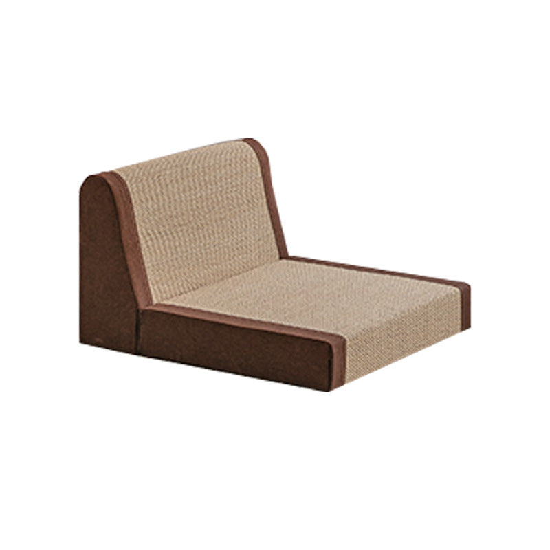 Traditional Japanese Tatami Rectangular Bamboo Sponge Lounge Chair Backrest For Living Room