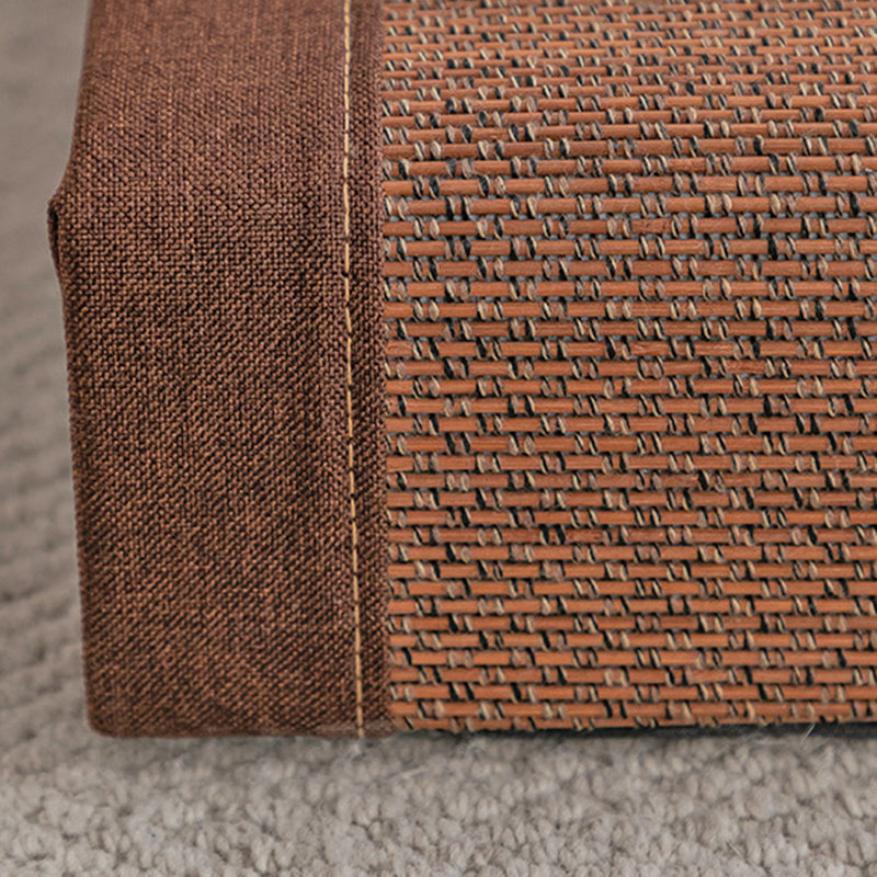 Traditional Japanese Tatami Rectangular Bamboo Sponge Lounge Chair Backrest For Living Room