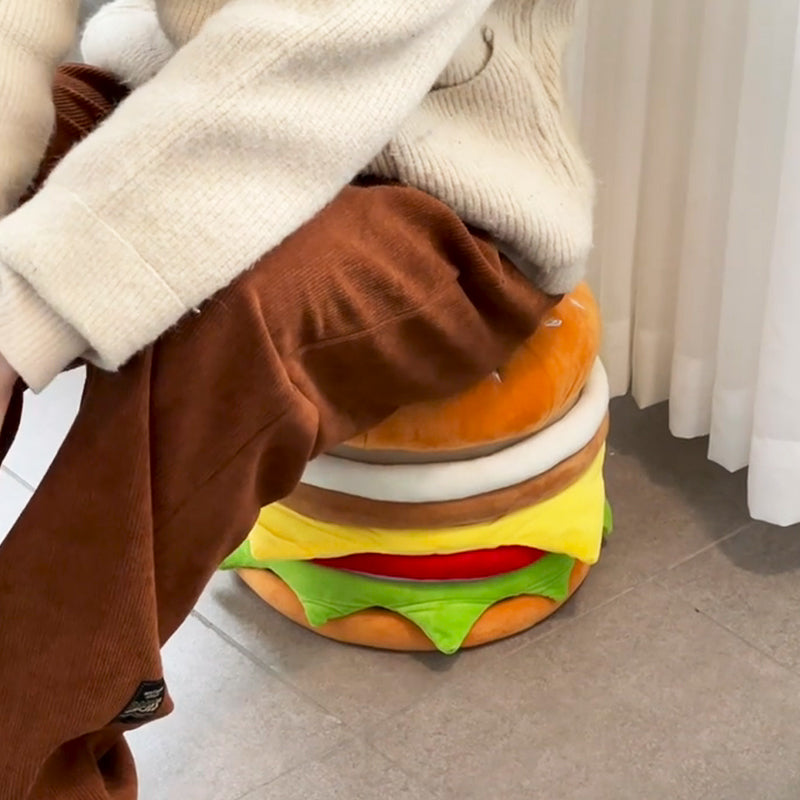 Taburete Redondo de Terciopelo Contemporáneo con Almacenamiento Oculto – Diseño de Perfil Bajo, Fabricación en Aglomerado para Sala de Estar