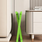 Taburete cuadrado plegable industrial contemporáneo – Silla de camping portátil de perfil bajo (PP/TPE) para uso exterior e interior