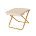 Modern Minimalist Oxford Fabric Camping Stool – Foldable Carbon Steel Frame, Low-Profile Square-Pocket Chair for Outdoor Patio