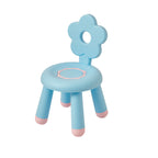 Contemporary Flower-Shaped PP Kids' Low Stool, Armless, for Living Room