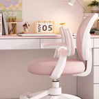 Modern Minimalist Kids Fabric Nylon Plastic Stainless Steel Mid-Back Height Adjustable Desk Chair Backrest Armrest Footrest For Home Office