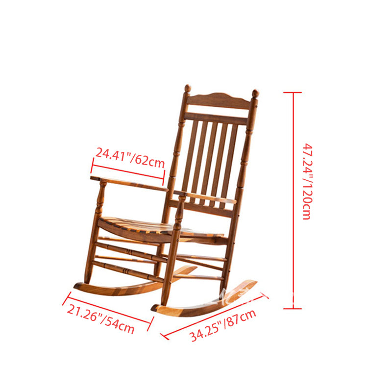 Mecedora curva de madera de álamo, elegante, moderna y minimalista, con respaldo y reposabrazos ergonómicos para sala de estar