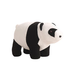 Bear-Shaped Kids Stool – Teddy Fleece Upholstery, Pine Wood & Plywood Board, Backless & Armless Contemporary Living Room Accent
