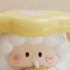 Contemporary Kids' Resin Sheep-Shaped Low Stool – Adorable Seat for Entryway, Living Room & Bedroom