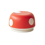Contemporary Creative Kids Mushroom-Shape PP Plastic Round Low Stool, Stackable—Ideal for Entryways, Living Rooms, and Bedrooms
