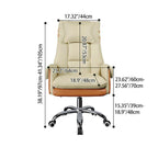 Silla de Escritorio Reclinable Cuadrada con Respaldo Reposapiés Reposacabezas de Esponja de Algodón, Acero, Aleación de Aluminio y Cuero PVC - Estilo de Simplicidad Moderna para Oficina en Casa