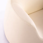 Taburete Bajo Infantil Contemporáneo con Respaldo y Reposabrazos de Animales – Taburete Bajo de Comedor Acolchado de Espuma de Cuero PU (Conejo, Oso, Dinosaurio)