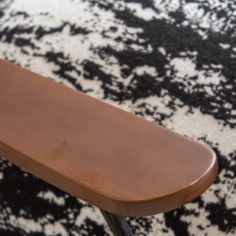 Traditional French-Style Fabric Rocking Chair with Footrest and Armrests - Living Room Recliner