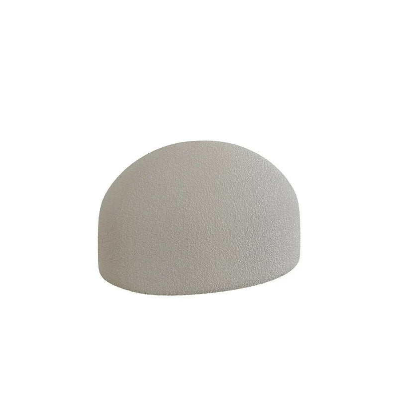Sillón Reclinable Contemporáneo Nórdico de Tela Sherpa con Marco de Madera, Respaldo y Reposapiés Acolchados con Espuma — Mecedora para Sala de Estar