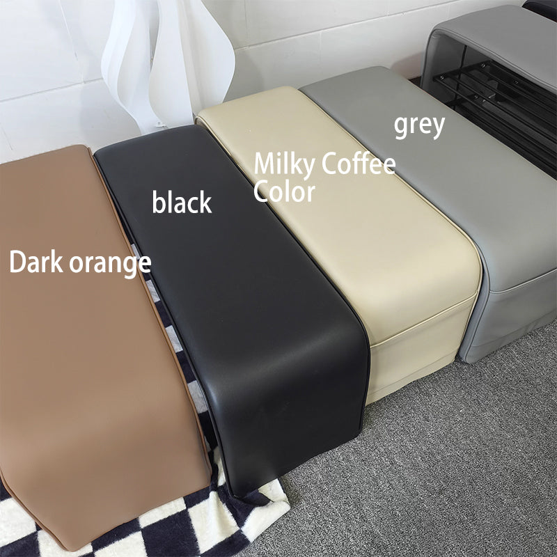 Modern Simplicity Eco-friendly Synthetic Leather Carbon Steel Rectangular Shoe Shelf Bench 2-Tier Storage For Entryway