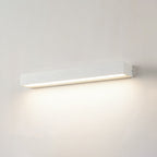 Modern Minimalist Aluminum And Glass Rectangular LED Wall Sconce Lamp For Outdoor Patio