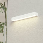 Modern Minimalist Aluminum And Glass Rectangular LED Wall Sconce Lamp For Outdoor Patio