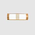 Modern Minimalist Acrylic & Iron Half-Round Long LED Wall Sconce Lamp For Outdoor
