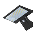 Lámpara LED de pared, moderna, minimalista, solar, impermeable, ABS y PC, rectangular, cola de ballena, para jardín y patio exterior