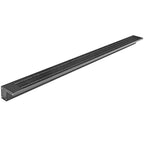 Lámpara de pared LED minimalista moderna, solar, impermeable, tira de aluminio, vidrio templado, tipo bañador de pared para patio exterior