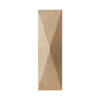 Lámpara de pared LED rectangular de travertino amarillo moderna minimalista para exteriores para jardín