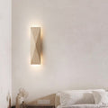 Lámpara de pared LED rectangular de travertino amarillo moderna minimalista para exteriores para jardín