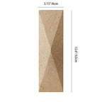 Lámpara de pared LED rectangular de travertino amarillo moderna minimalista para exteriores para jardín