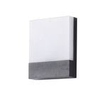 Modern Minimalist Outdoor Waterproof Rectangular Iron Acrylic LED Wall Scone Lamp For Garden