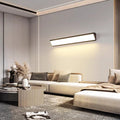 Lámpara de pared LED moderna, minimalista, impermeable, cuadrada, de aluminio y acrílico para patio exterior